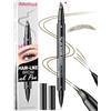 iMethod Curved Microblading Matita per sopracciglia - Eyebrow Pencil 2 in 1 Doppia Ended Matita per sopracciglia e punta precisa del pennello per creare sopracciglia naturali, marrone chiaro