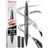 iMethod Curved Microblading Matita per sopracciglia - Eyebrow Pencil 2 in 1 Doppia Ended Matita per sopracciglia micro applicatore e punta precisa del pennello per creare sopracciglia naturali