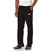 PUMA Essentials Fleece Pants Pantaloni da Tuta, Cotone, Nero, Gamba Aperta, Ah21, XXL Plus Uomo