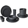 SET STOVIGLIE 16 PEZZI IN MELAMINA FANTASIA COLORE