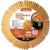 PORTENTUM Carta forno per friggitrice ad aria 100 unità da 16-20 cm Rotonda. Adatto al Forno, da 3,5 a 6 litri. Carta Air Fryer certificata per uso alimentare BPA Free, FDA e LFGB