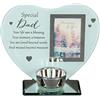 isiyu Portacandele con scritta Special Remembrance Memorial Dad, taglia unica