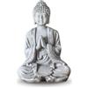 Zen Light Zen'Light - Statuetta di Buddha meditazione 2, grigio pietra, SBM2