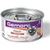 MONGE GEMON ADULT MOUSSE SALMONE E POLLO GR 85