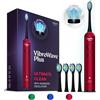 Wagner Stern VibroWave Plus Oscillation & Vibration Sonic Spazzolino Elettrico con 4 Testine Spazzolino da denti Impermeabile IPX7