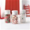 AKSXU Accessori per gnomi, 4 vasetti in miniatura per caramelle natalizie, tra cui caramelle per porta di gnomo e 1/12 casa delle bambole, fai da te Natale