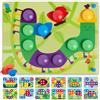 Nene Toys Gioco Chiodini, Puzzle per Bambini di 2+ Anni, Puzzle Educativo in Legno per Bambini di 2 3 Anni - Giocattoli Montessori con Chiodini Colorati e Carte Abbinate - Regalo Didattico Bimbo Bimba