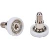 Ricambi & Box Doccia Cuscinetti Box Doccia Rotelle a Sfera di Ricambio in Acciaio per Ante Doccia a Scorrimento Kit 2 Pezzi EC-3309