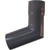 Renoplast® Gomiti per pluviali in alluminio R50 | Angolo 67º DN 40 mm | Grafite | Grondaie per la pioggia | Profili in lamiera per il drenaggio del tetto | Casa da giardino Carport Terrazza Balcone
