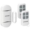 LACORAMO Sensore Di Allarme Per Porte e Finestre 130db Con 2 Telecomandi,2 Batterie,Allarme Per Ingresso Magnetico Senza Fili Per Protezione Bambini,Casa,Frigorifero,Negozio (1 Allarme 2 Telecomandi)