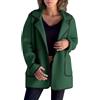 shownicer Cappotto Donna Manica Lunga Cappotti di Lana Giacca con Bottoni Elegante Moda Cappotti con Risvolto Caldo Giacca Autunno Inverno Outerwear A Bianco L