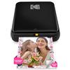 KODAK Step Stampante fotografica istantanea per smartphone - Mini portatile wireless a colori - Foto adesive Zink 2x3" - Bluetooth compatibile con iOS e Android - App di editing divertente - Nero