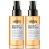 L'Oréal Professionnel Paris Serie Expert Absolut Repair Olio 10in1 90ml X2 - Inodore - Per Capelli Secchi e Danneggiati