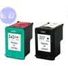 HP COMPATIBILE CARTUCCIA HP 337+343 NERO + COLORE COMPATIBILE - HP337+HP343_serie