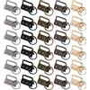 La Llareta 30 Pezzi 32 mm Hardware per Portachiavi, Clip di Coda in Metallo Hardware, Anello Portachiavi, per Realizzare Cordini Fai da Te (5 Colori)