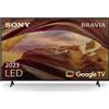Sony BRAVIA Smart TV 55 Pollici 4K Ultra HD Display LED HDR con sistema Google TV colore Nero - KD-55X75WL