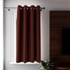 Soleil d'Ocre Eclipse Tenda con occhielli al 100% oscurante, da 135 x 180 cm, di colore rosso mattone