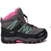 Cmp Kids Rigel Mid Trekking Shoes Wp Graffite/Aqua Mint Junior