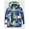 Cmp Kid Jacket Snaps Hood Giacca Sci Fant Blu/Azz/Giall Junior Bimbo