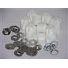 Hold-Fast Radiator Valves - Adattatori universali per sostituzione valvola di sicurezza del termosifone, (6 confezioni di manopole a ruota)