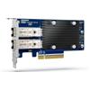 QNAP Dual-port SFP+ 10GbE network expansion card; low-profile form factor; PCIe Gen3 x8 - QXG-10G2SF-X710