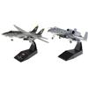 2x 1:100 F-14 Aereo con attacco A-10 Modello in metallo da collezione