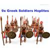 Playmobil Antica Grecia Hoplite Spartane Figure 9x Soldati Esercito Greco Nuovi