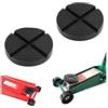 ZHYUAN 2 pezzi 125 * 26 MM Blocco di supporto in gomma,Cric in gomma per auto | Jack pad universale,Cuscinetto in gomma universale per jack,Martinetto universale in gomma,Tampone in gomma Jack