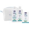 CHICCO Set Beauty Chicco Baby Moments con Zip Azzurro