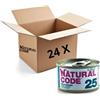 NATURAL CODE Offerta multipack Natural code 25 pollo e sardine in jelly 85gr x 24 pz