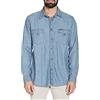 Carrera Jeans Camicia Uomo 7 Oz Blu Denim XL