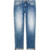 DONDUP, Jeans Gamba Affusolata Vita Regolare Tela slavata. P692DS0107DGV1-MONROE-800DENIM Taglia 28