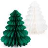 Kiiwah 6 Alberi di Natale di Carta, Decorazioni Natalizie Riutilizzabili di Alta, Decorazioni per la Tavola di Natale per Albero di Natale/Decorazione da Parete per Capodanno