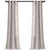Lush Decor Farmhouse - Coppia di tende a pannello con occhielli, 96,5 x 213,4 cm (larghezza x lunghezza), colore: grigio