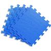 GIODICART Tappetini Puzzle per Bambini in Eva 60x60 cm. Set 4 Pezzi Blu