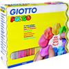 FILA Plastilina Pongo Scultore Giotto - 12 Panetti da 450 g in 12 Colori