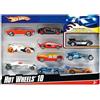 MATTEL Hot Wheels Confezione 10 Veicoli Assortiti