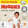 HUGGIES Pannolini Huggies Extra Care Megapack - Taglia 4 - 8-16 Kg - 76 Pezzi
