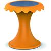 GIODICART Sgabello Fiore Arancio H 40 cm.