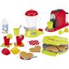 ECOIFFIER Piccoli Elettrodomestici - Set di Stoviglie da Colazione con Piastra per Waffle (24 Pezzi)