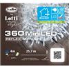 LOTTI Luci di Natale Lotti - Catena 360 Mini Led Bianco Freddo - Filo Trasparente da 25,7 metri