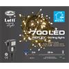 LOTTI Luci di Natale Lotti - Catena 700 Led Bianco Caldo - Filo Verde da 28 metri