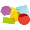 TICK IT Forme Geometriche Traslucide - 6 Pezzi (20 cm circa)