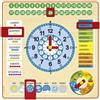 GOULA Grande Orologio-Calendario in Legno - Giorni, Mesi, Stagioni e Meteo