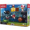 JAKKS PACIFIC Nintendo 5 Figure Mario Acorn Plains Diorama Set - REGISTRATI! SCOPRI ALTRE PROMO