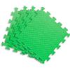 GIODICART Tappetini Puzzle per Bambini in Eva 60x60 cm. Set 4 Pezzi Verde