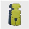 DOOLITTLE Airboard Materassino Traspirante Taglia S Blue/active Lime Per Passeggini E Segg. Auto Gruppo 0+/1