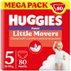 HUGGIES Pannolini Huggies Little Movers Mutandina Megapack - Taglia 5 - 12-17 Kg - 80 Pezzi
