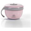MIZUBABY Mizu Baby Piatto Pappa Caldo Rosa Grigio Taiki