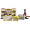 Bruder Centro Spedizioni DHL con Accessori e Transpallet Manuale